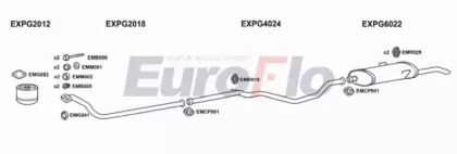 Система выпуска ОГ EuroFlo PG40519D 3001A